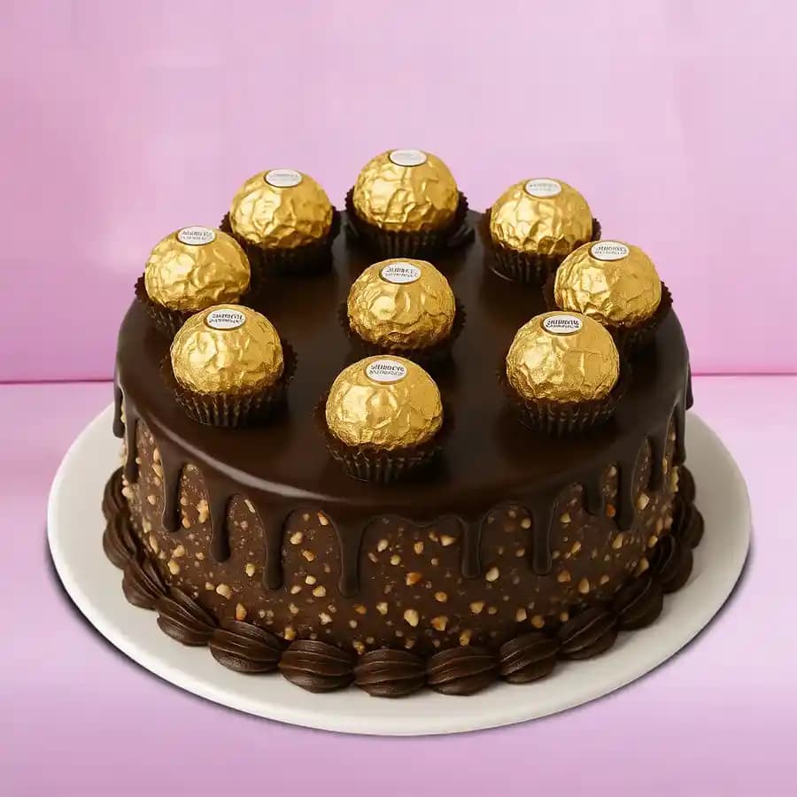 Luxurious Ferrero Rocher Indulgence Cake