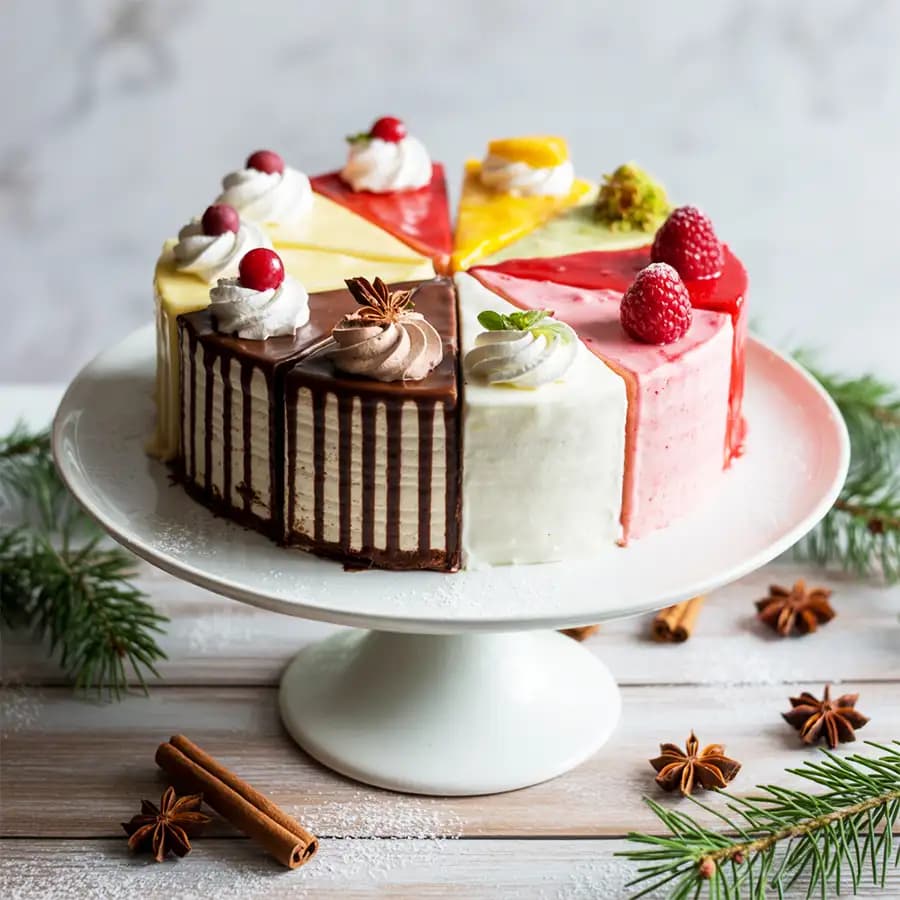 Delicious Assorted Pastries with Cadbury Celebration