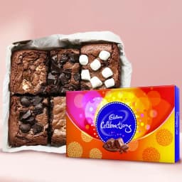 Luscious Brownie with Cadbury Celebration Pack 1