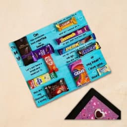 Special Chocolate Card with Personalized Message 1