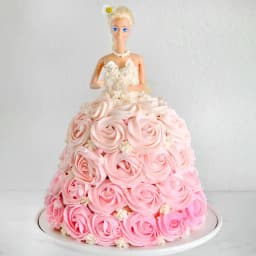 Delicious Barbie Doll Cake for Kids Party 1