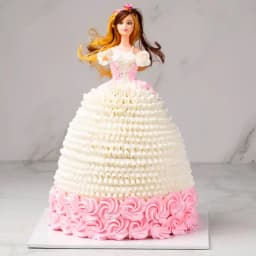 Piquant Kids Special White Forest Barbie Cake 1