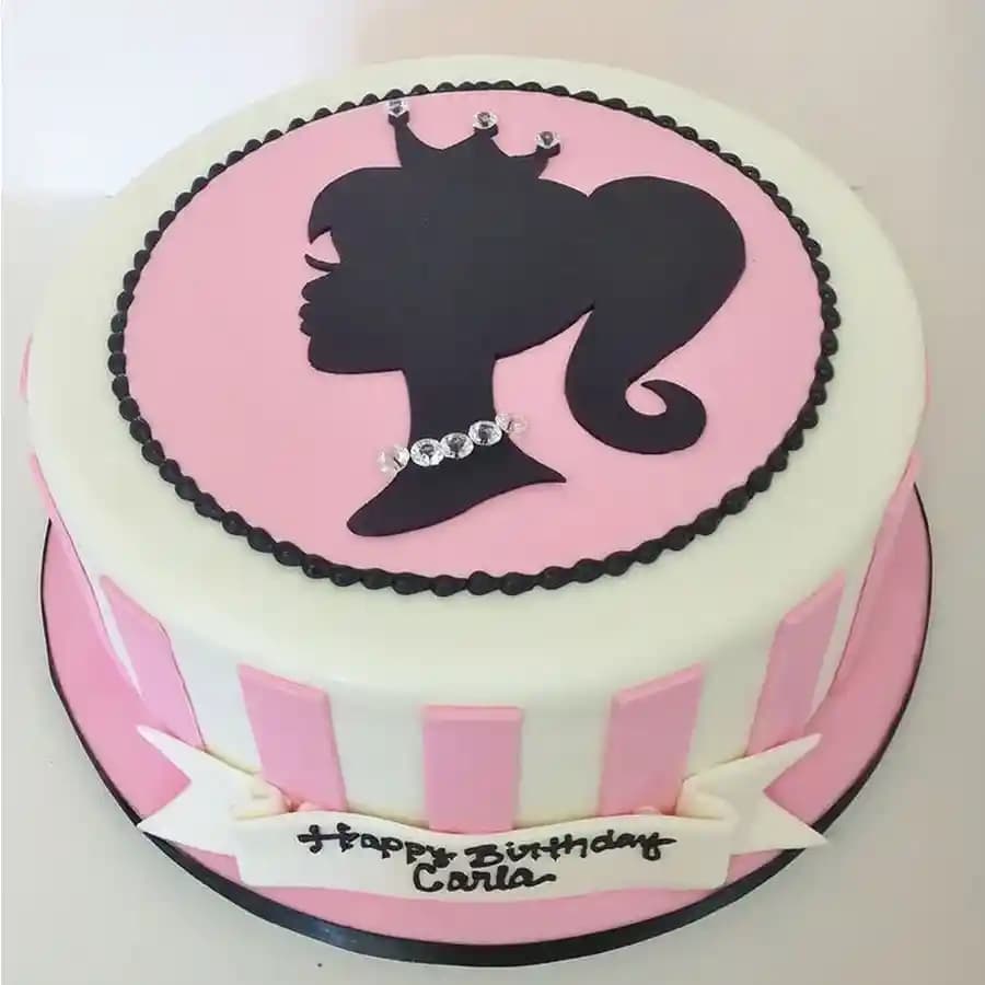 Garnished Kids Special Barbie Theme Cake