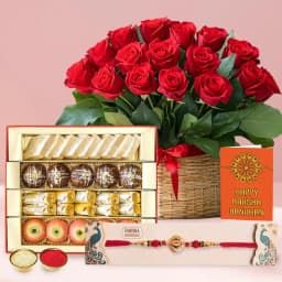 Romantic Rose Delight with Sweets 1