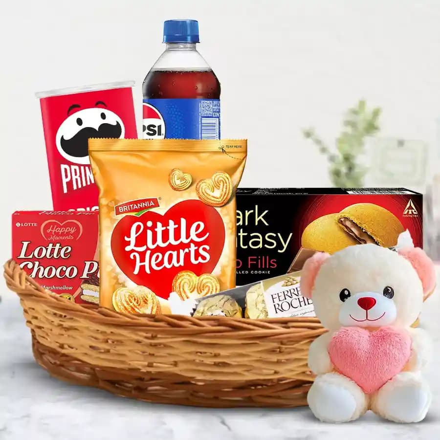 Ultimate Snack and Sweet Surprise Basket