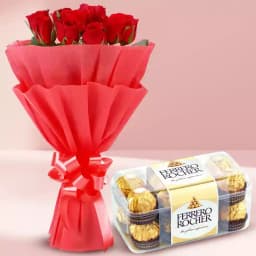 Romantic Elegance: Roses & Chocolate Delight 1