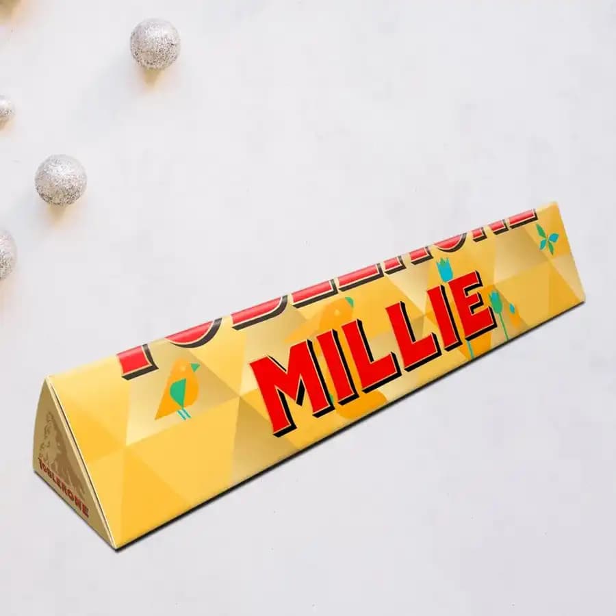 Customized Name Swiss Toblerone Chocolate Bar
