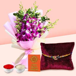 Choco Orchid Harmony: Sweet Moments in Bloom 1