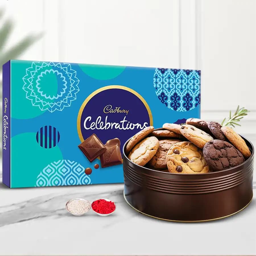 Assorted Cookies N Cadbury Celebrations Pack