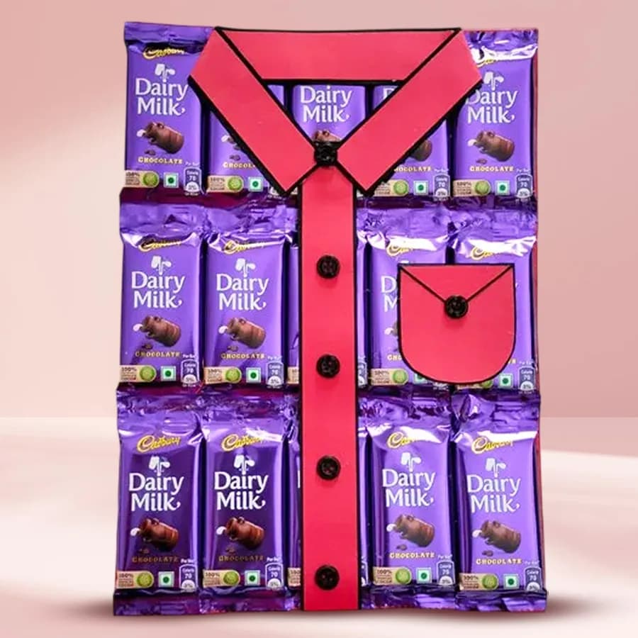 Chocolate Day Exclusive Shirt of Cadbury Bars