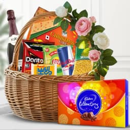 Toothsome Tidbits Gift Hamper with Fruit Wine 1