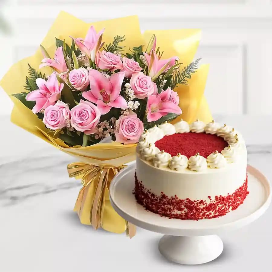 Charming Bloom and Cake Delight
