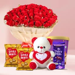 Breathtaking Rosy Treat of Kwality Walls Ice Cream with Chocolates n Teddy 1