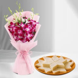 Kaju Katli & Orchid Harmony 1