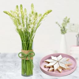 Gourmet Kaju Katli with Floral Elegance 1