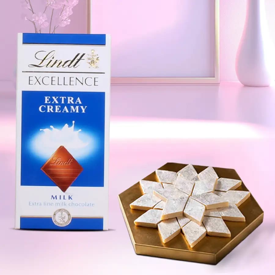 Festive Kaju Katli and Luxurious Lindt Duo