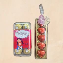 Hearty Handmade Chocolates N Ferrero Rocher Fiesta 1