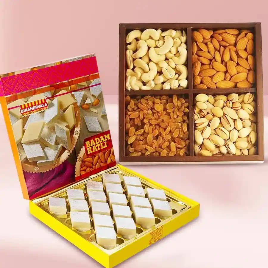 Exquisite Badam Katli with Delectable Nuts