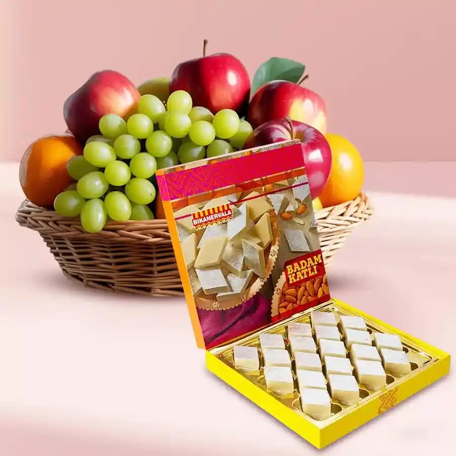 Elegant Nutty Delight & Fresh Fruit Medley