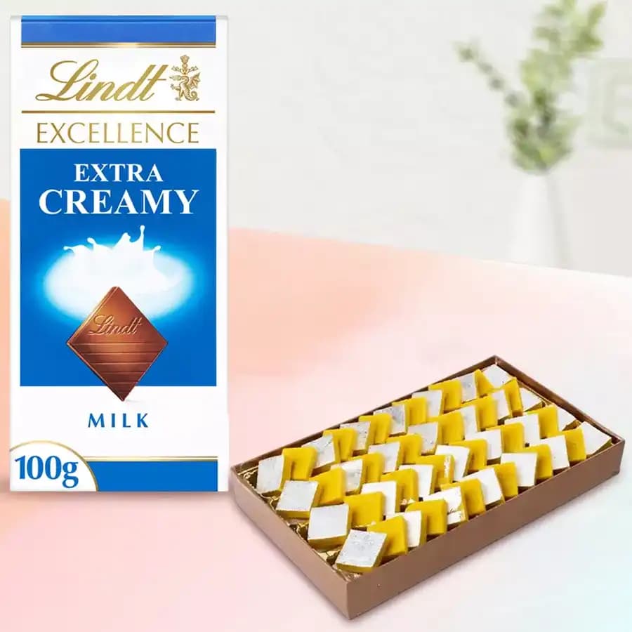 Saffron Cashew Delight with Gourmet Chocolate