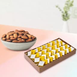 Almond Delight Kaju Kesar Treat 1