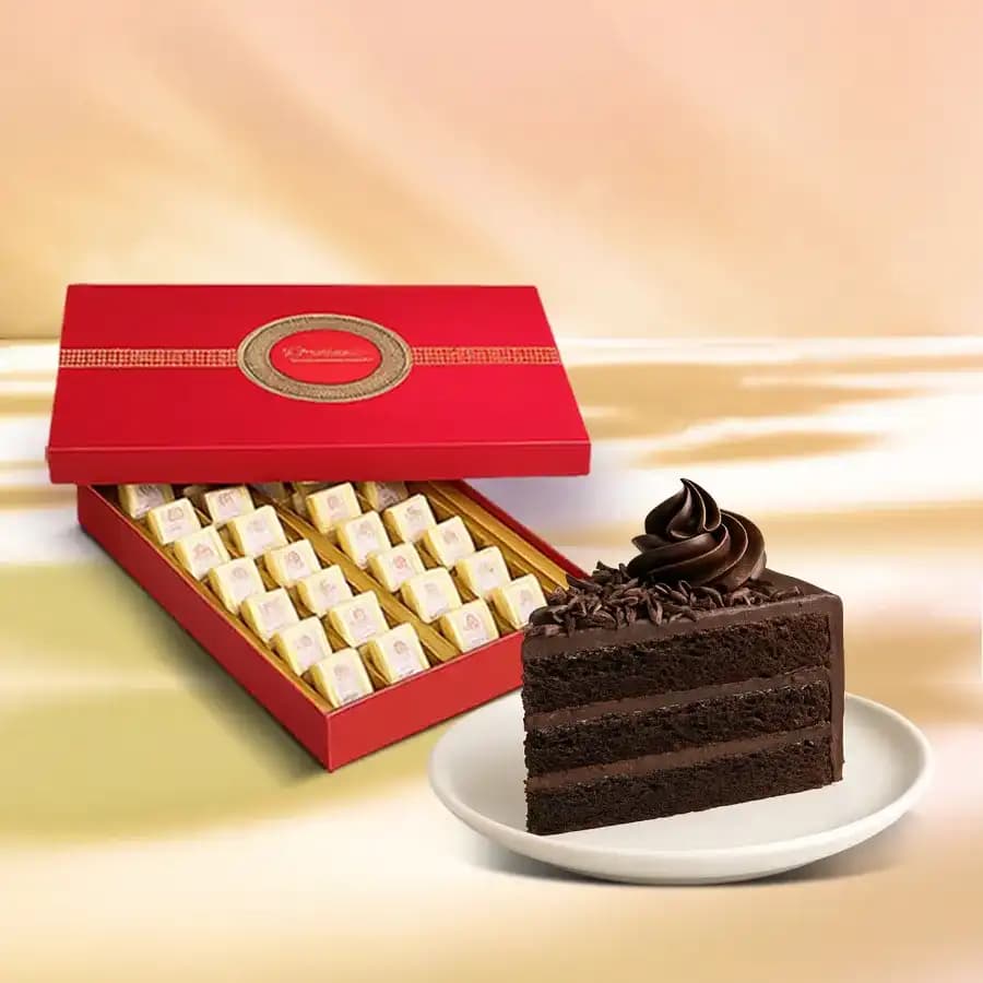 Bikanervala Mewa Bite Orange with Chocolate Pastry