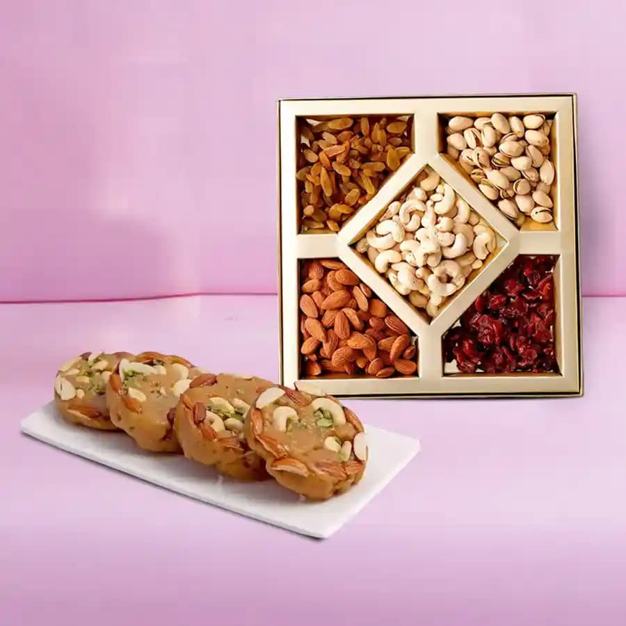 Bikanervala Halwa Sohan with Assorted Dry Fruits