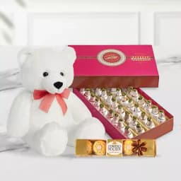 Bikanervala Kaju Kalash with Teddy N Ferrero Rocher 1