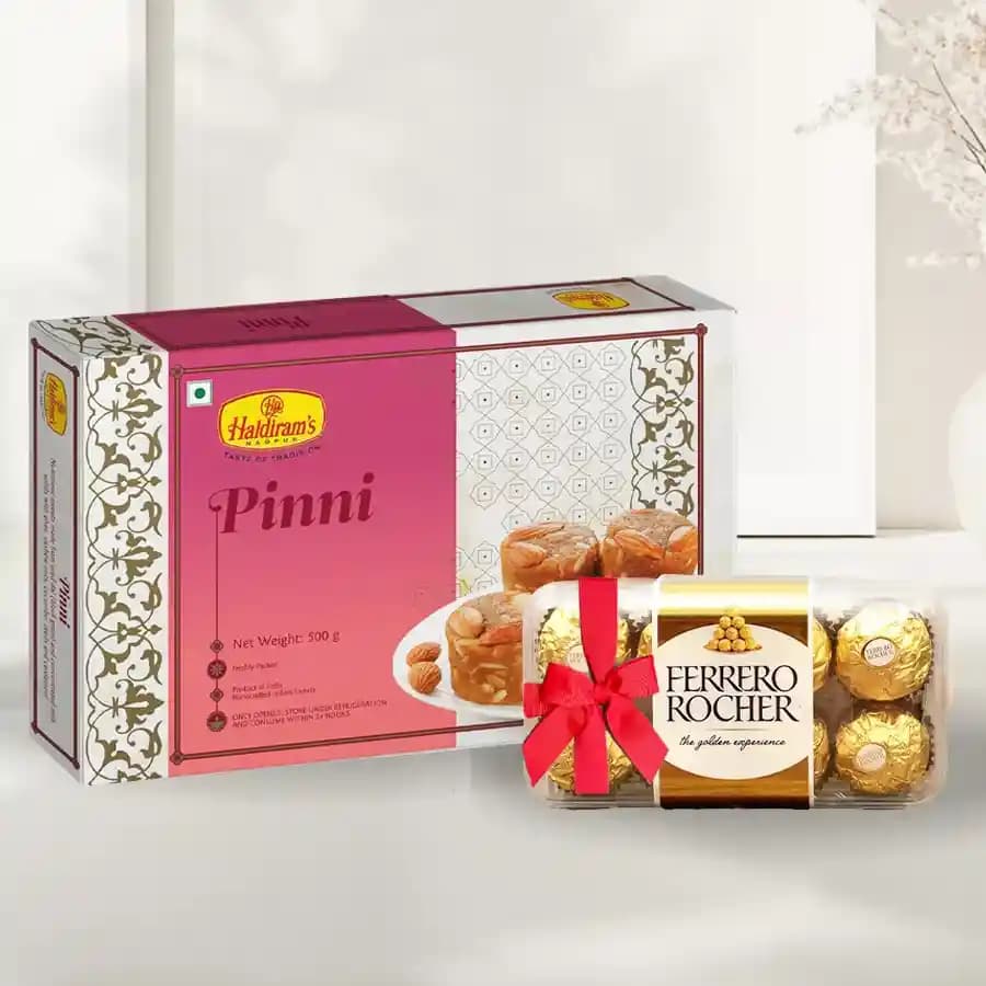 Bikanervala Pinni Special with Ferrero Rocher