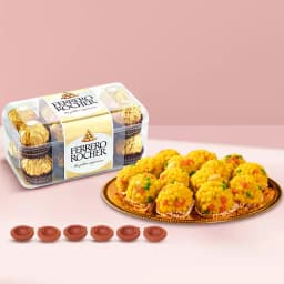 Sweet Celebration with Diya Hamper 1