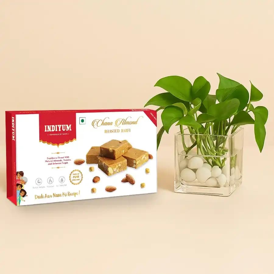 Gourmet Almond Delight with a Green Touch