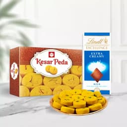 Kesar Mewa Delight & Chocolate Indulgence 1