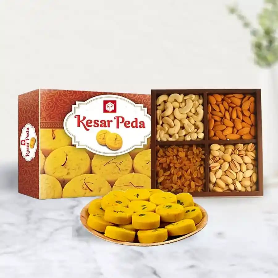 Saffron Delights with Nutty Bliss