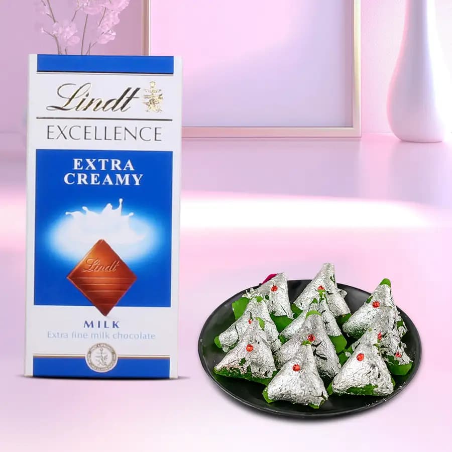 Gourmet Pista Delight with Lindt Milk Chocolate