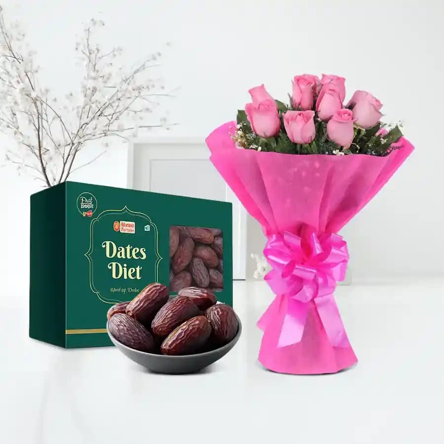 Blush Blooms and Sweet Date Indulgence