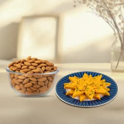 Saffron Cashew Delight with Almond Crumble 1