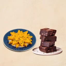 Kesar Kaju Delight & Brownie Bliss 1