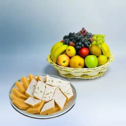 Kesar Kaju Delights & Fresh Fruit Medley 1