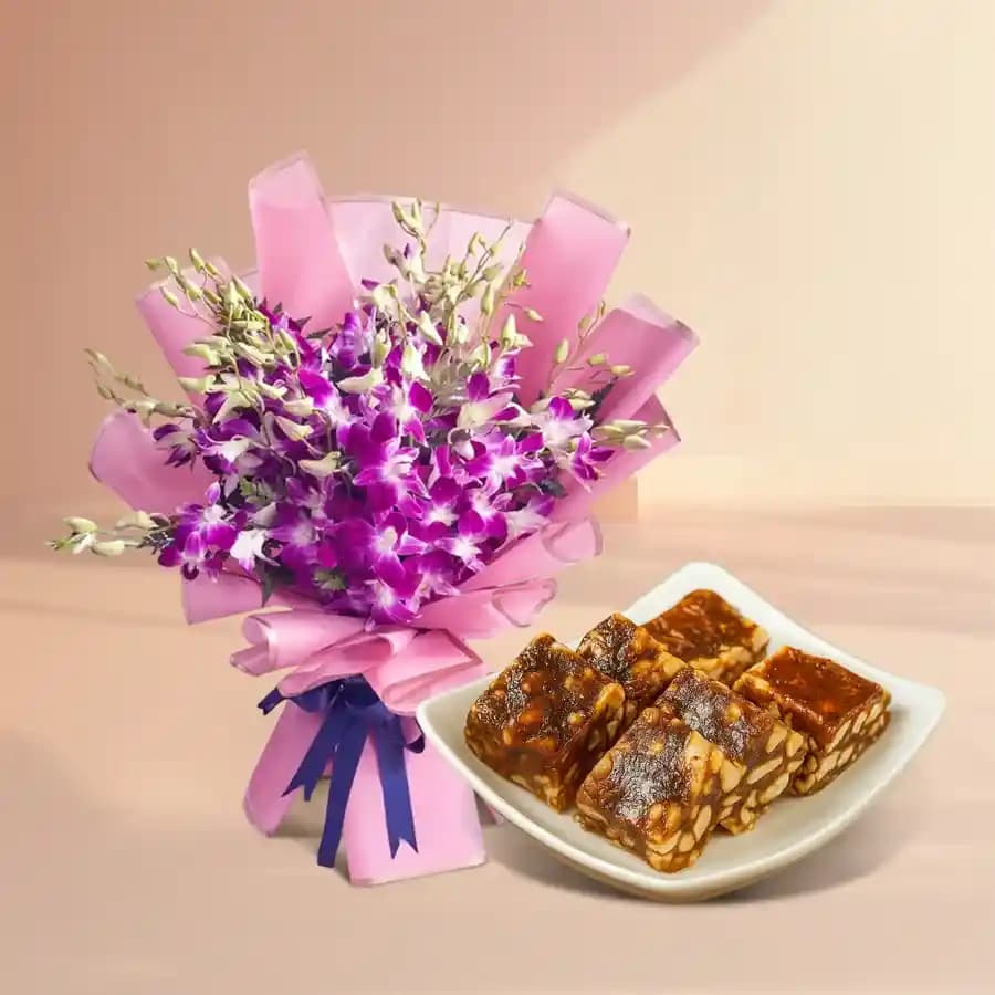 Anjeer Delight with Orchid Charm