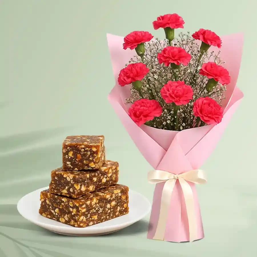 Delightful Anjeer Fudge & Carnation Surprise