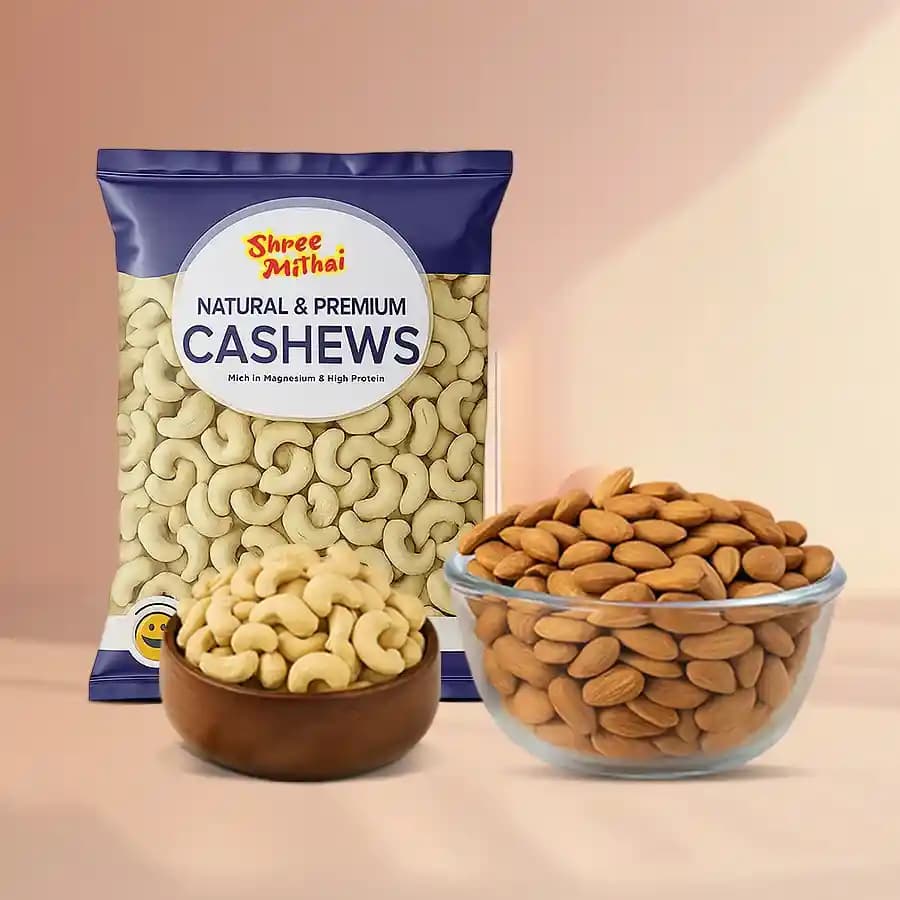 Kaju King from Shree Mithai with Crunchy Almonds