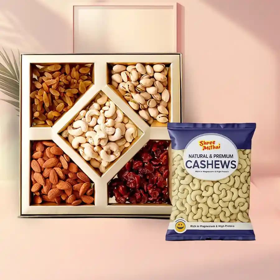Kaju King from Shree Mithai with Mixed Dry Fruits