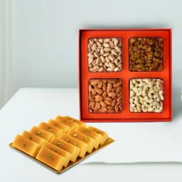 Milk Cake from Shree Mithai with Mixed Dry Fruits 1