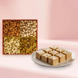 Royal Almond Treat from Shree Mithai with Assorted Dry Fruits 1