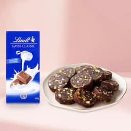 Dry Fruit Dates Roll from Shree Mithai with Lindt Excellence 1