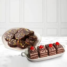 Dry Fruit Dates Roll from Shree Mithai with Chocolate Pastry 1