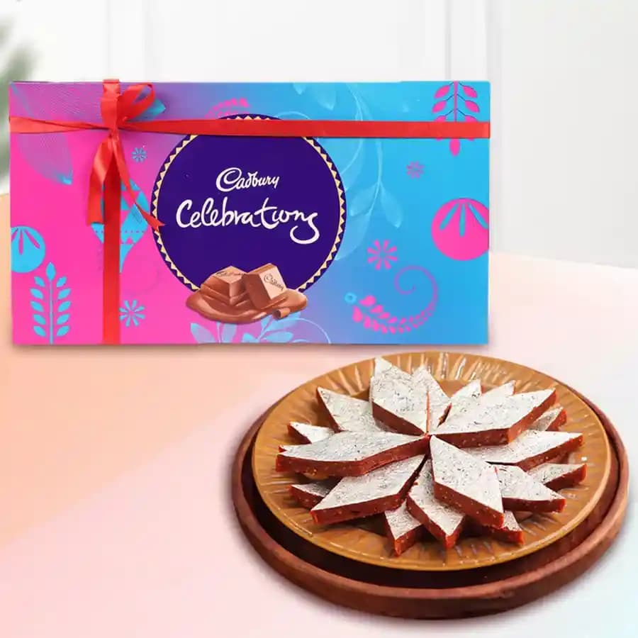 Fig Kathli from Sri Krishna Sweets with Cadbury Celebration