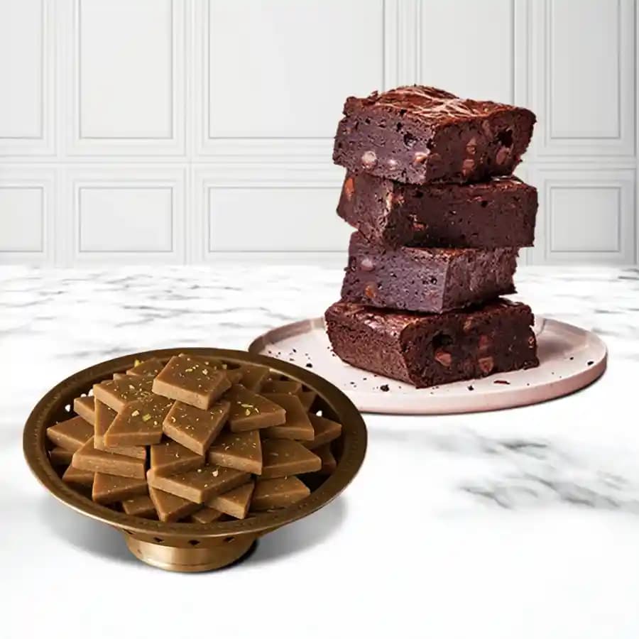 Karupatti Katli from Sri Krishna Sweets with Browine