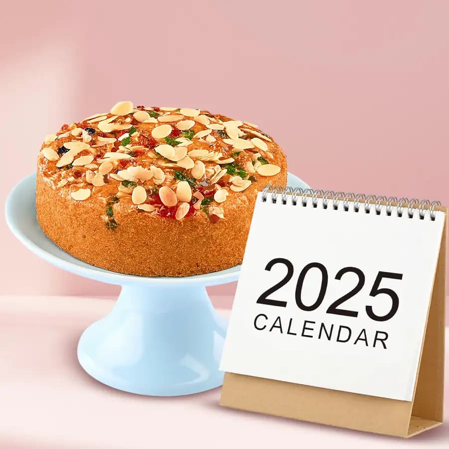Desk Calender N Cake