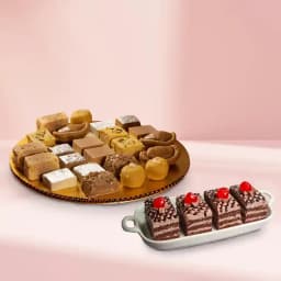 Assorted Sweets from G Pulla Reddy with Chocolate Pastry 1
